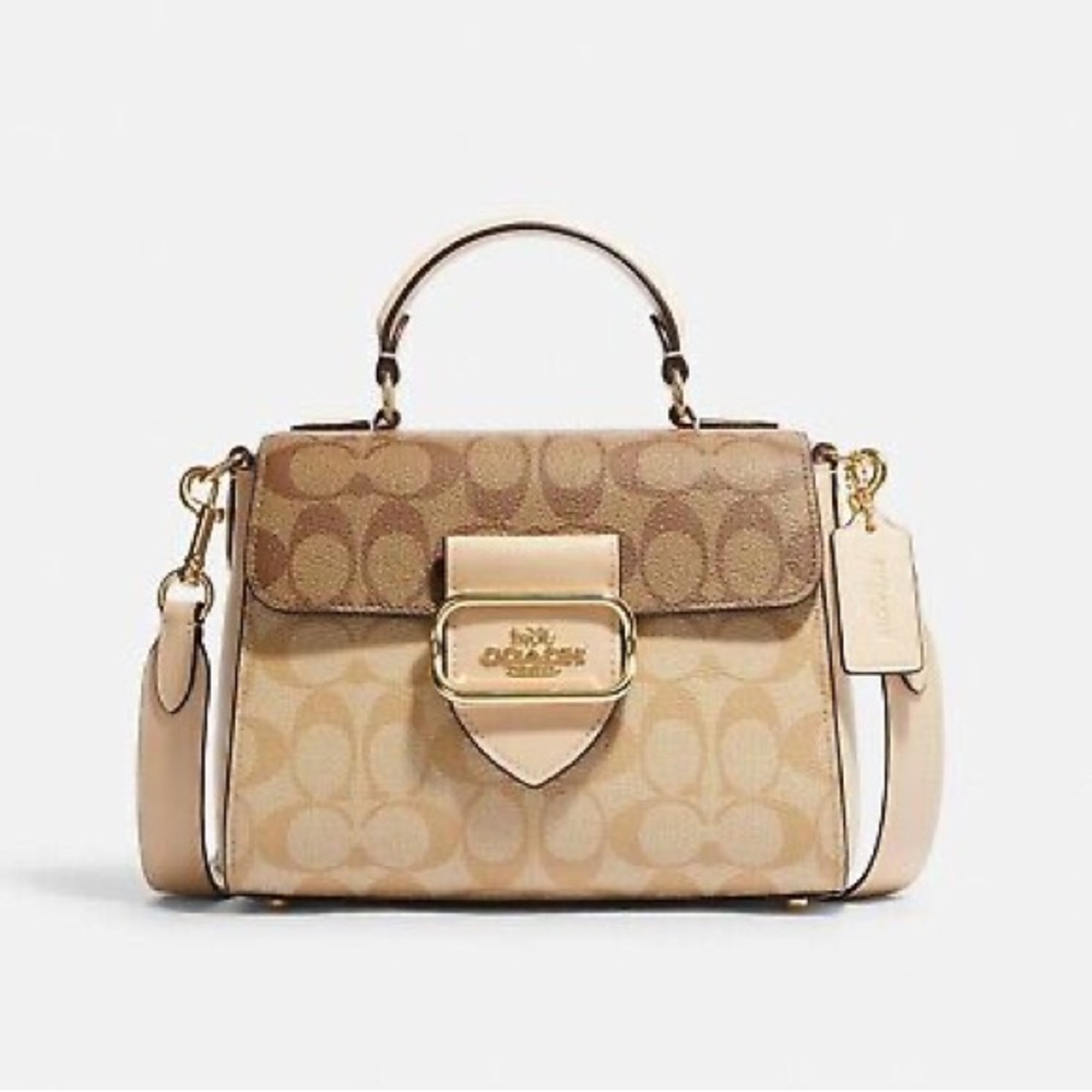 Coach Morgan Signature Canvas Messenger Crossbody Bag - Picture 2 of 16